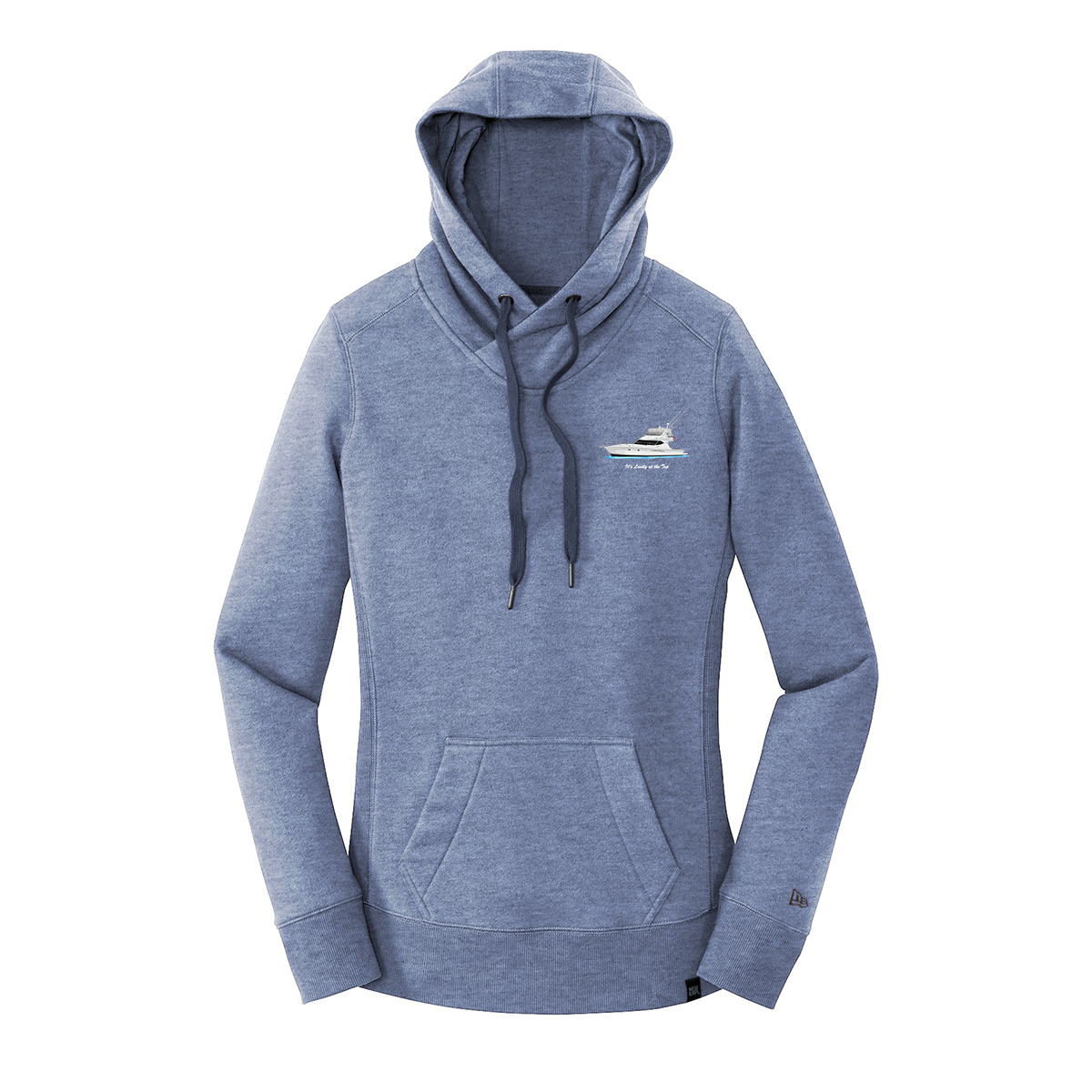 New Era® Women's French Terry Pullover Hoodie, Full Color