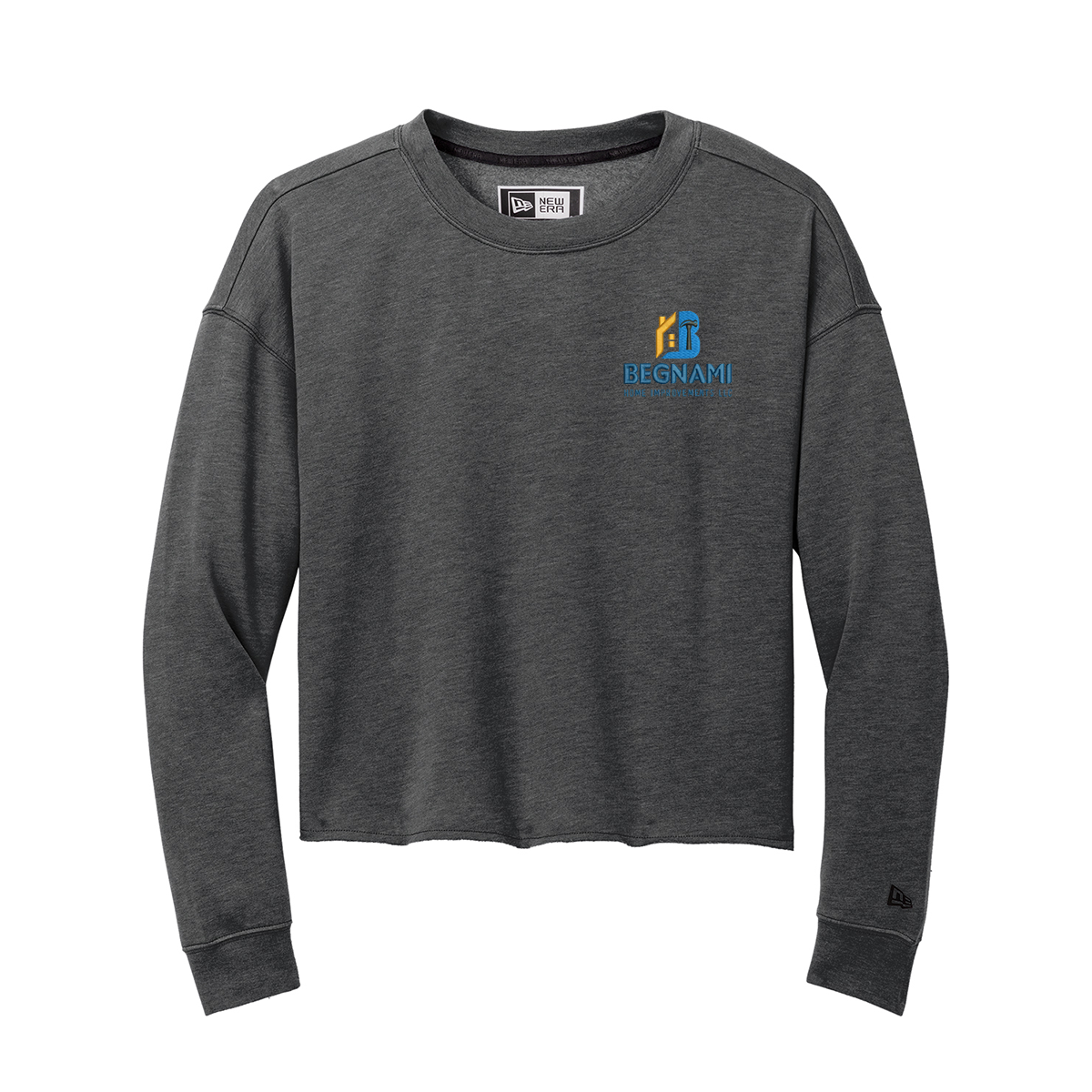 New Era® Women's Tri-Blend Fleece Crop Crew