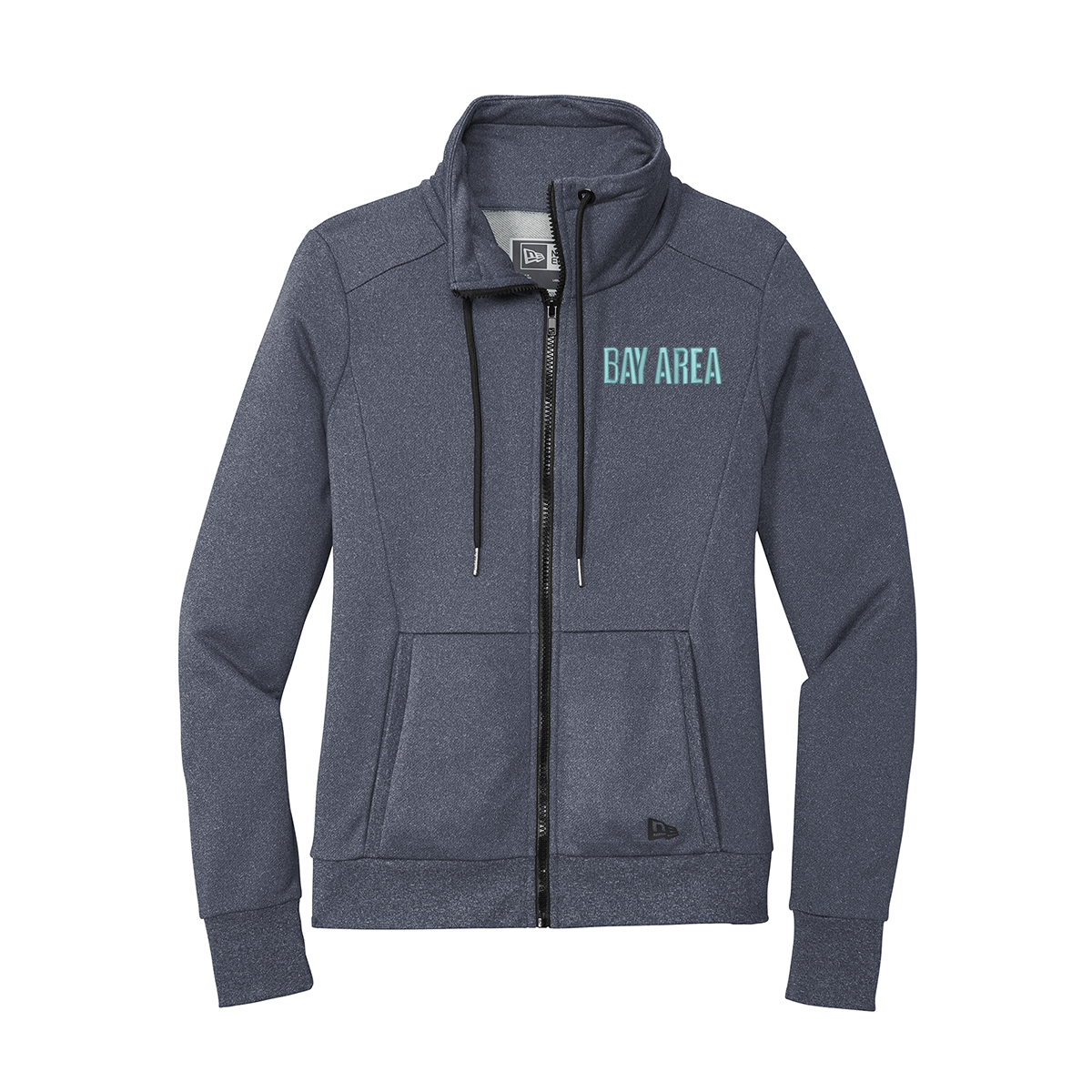 New Era® Women's Performance Terry Full-Zip Cowl