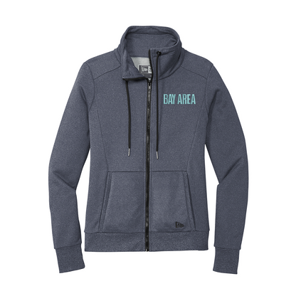 New Era® Women's Performance Terry Full-Zip Cowl