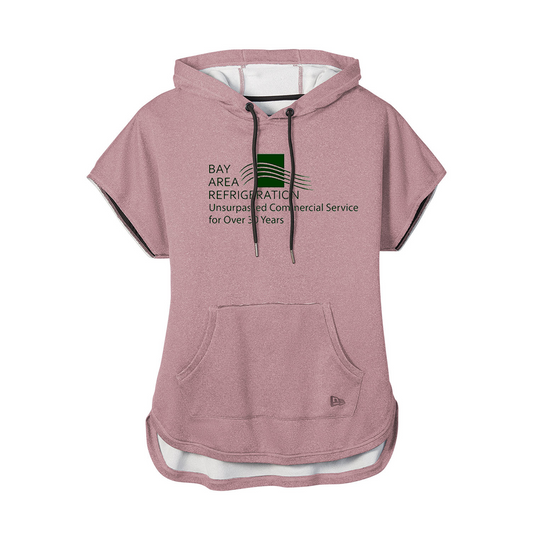 New Era® Women's Performance Terry Short Sleeve Hoodie, Full Color