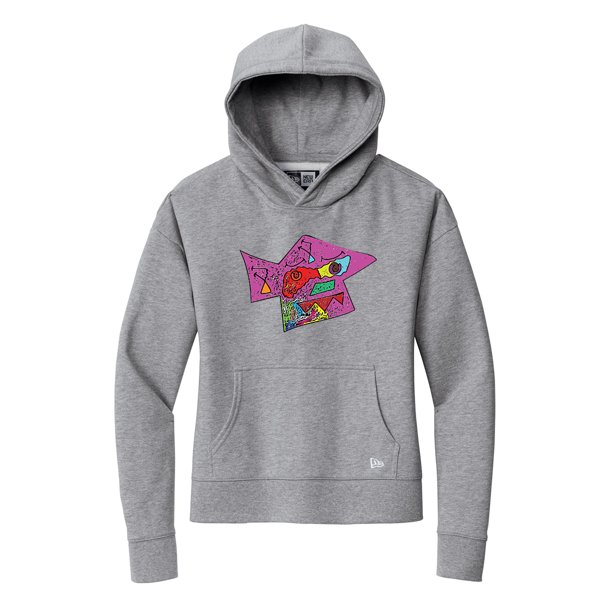 New Era® Women's Comeback Fleece Pullover Hoodie, Full Color