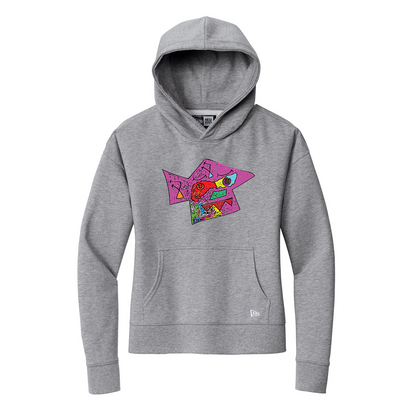 New Era® Women's Comeback Fleece Pullover Hoodie, Full Color