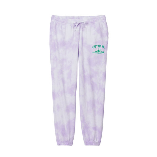 Port & Company® Women's Beach Wash® Cloud Tie-Dye Sweatpant, Full Color