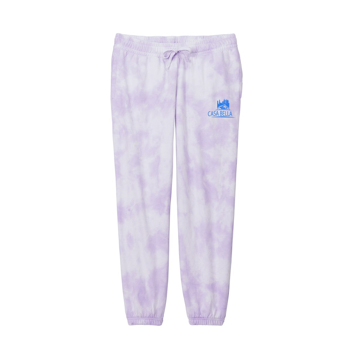 Port & Company® Women's Beach Wash® Cloud Tie-Dye Sweatpant, Printed