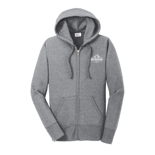 Port & Company® Women's Core Fleece Full-Zip Hooded Sweatshirt, Printed