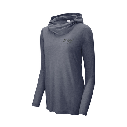 Sport-Tek® Women's PosiCharge ® Tri-Blend Wicking Long Sleeve Hoodie