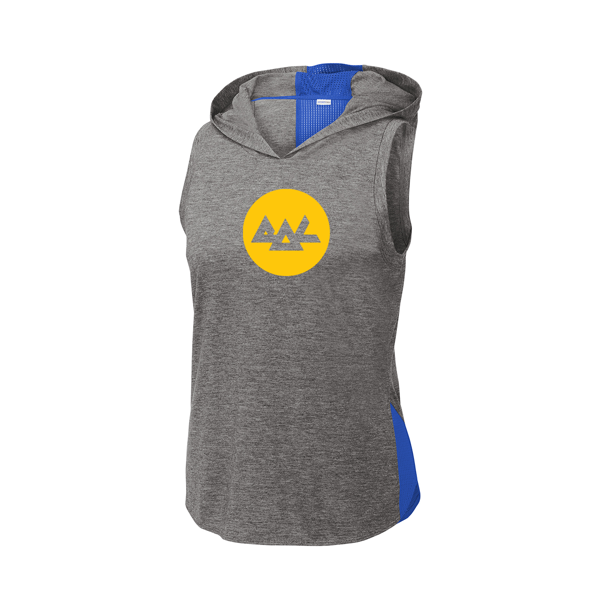 Sport-Tek® Women's PosiCharge ® Tri-Blend Wicking Draft Hoodie Tank, Full Color