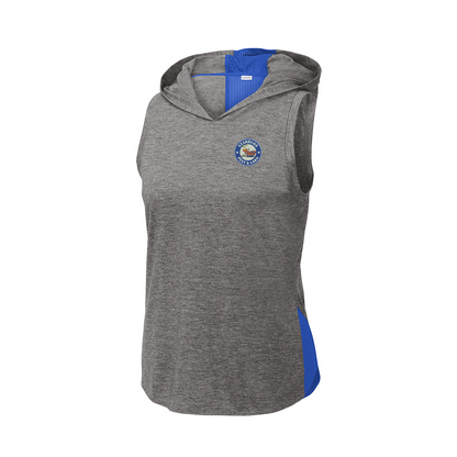 Sport-Tek® Women's PosiCharge ® Tri-Blend Wicking Draft Hoodie Tank