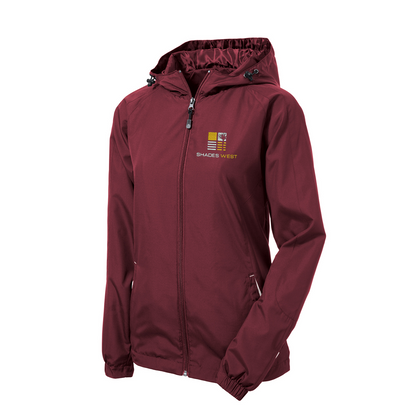 Sport-Tek® Women's Colorblock Hooded Raglan Jacket