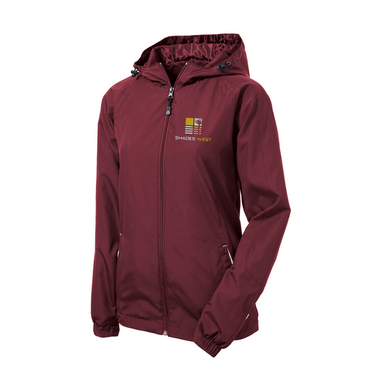 Sport-Tek® Women's Colorblock Hooded Raglan Jacket