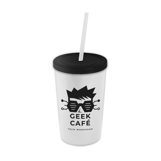 16 oz. Sentinel Acrylic Tumbler with Lid and Straw, Full Color