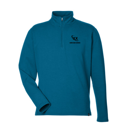 mdp1733 Glyder Men's Vertex Quarter-Zip, Screen Print