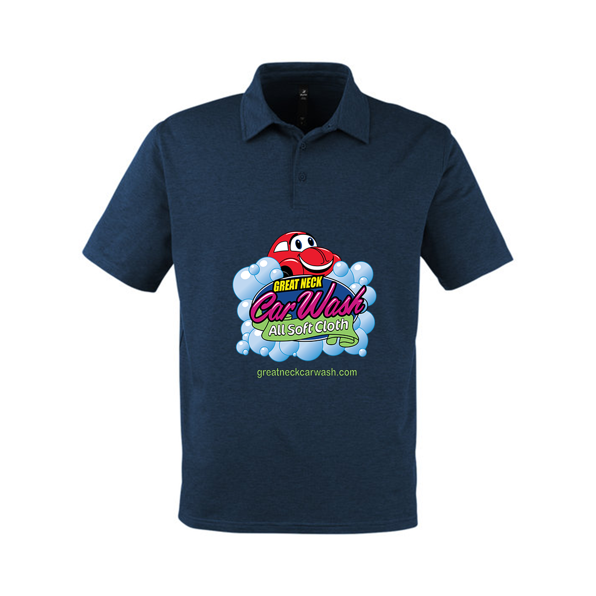 mdp1799 Glyder Men's Marbled Fairway Polo, Full Color