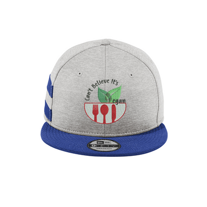 New Era ® Shadow Heather Striped Flat Bill Snapback Cap