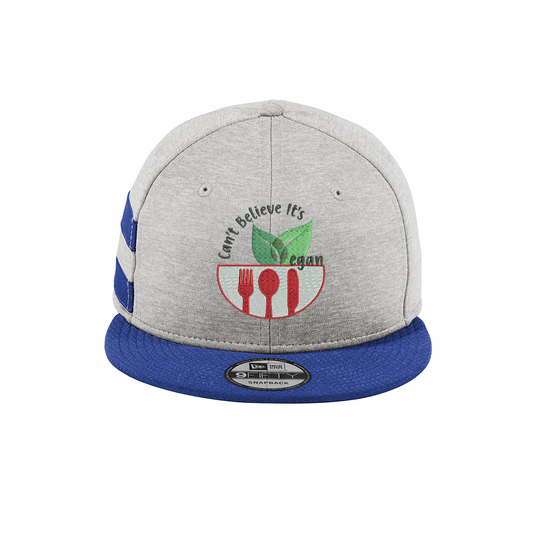 New Era ® Shadow Heather Striped Flat Bill Snapback Cap