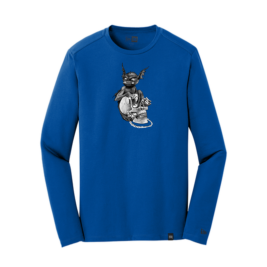 New Era® Heritage Blend Long Sleeve Crew Tee, Full Color