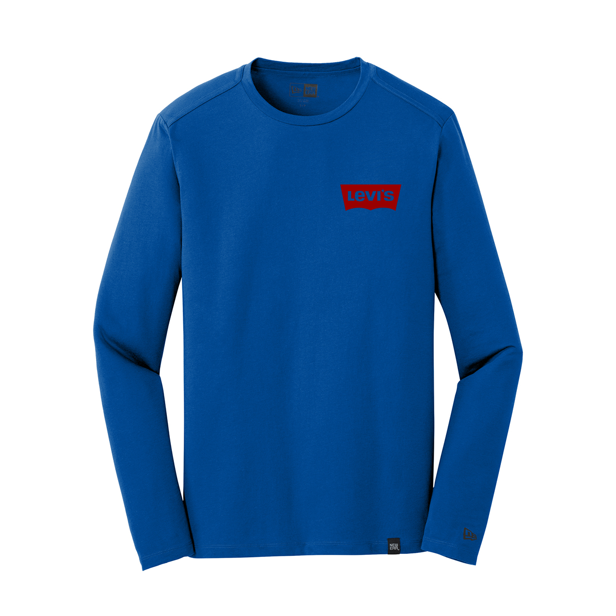 New Era® Heritage Blend Long Sleeve Crew Tee, Printed