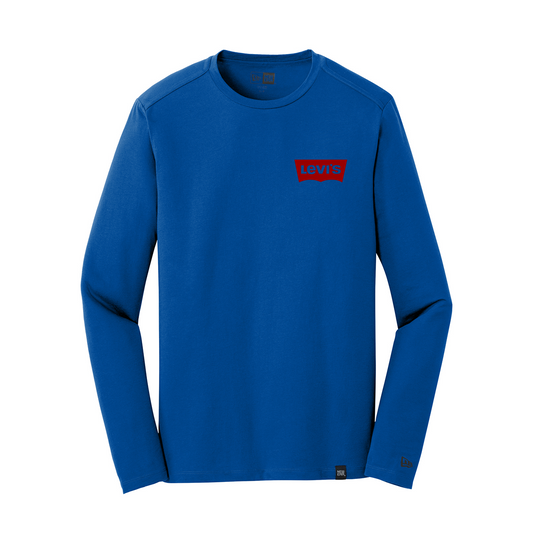 New Era® Heritage Blend Long Sleeve Crew Tee, Printed