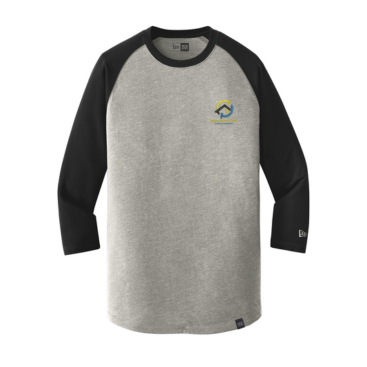 New Era® Heritage Blend 3/4-Sleeve Baseball Raglan Tee