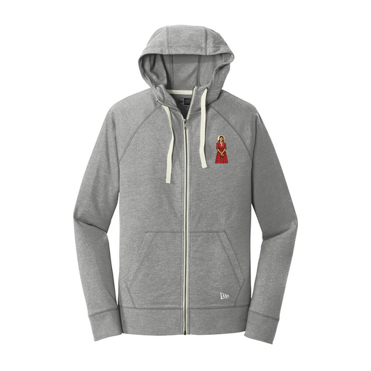 New Era® Sueded Cotton Blend Full-Zip Hoodie, Full Color
