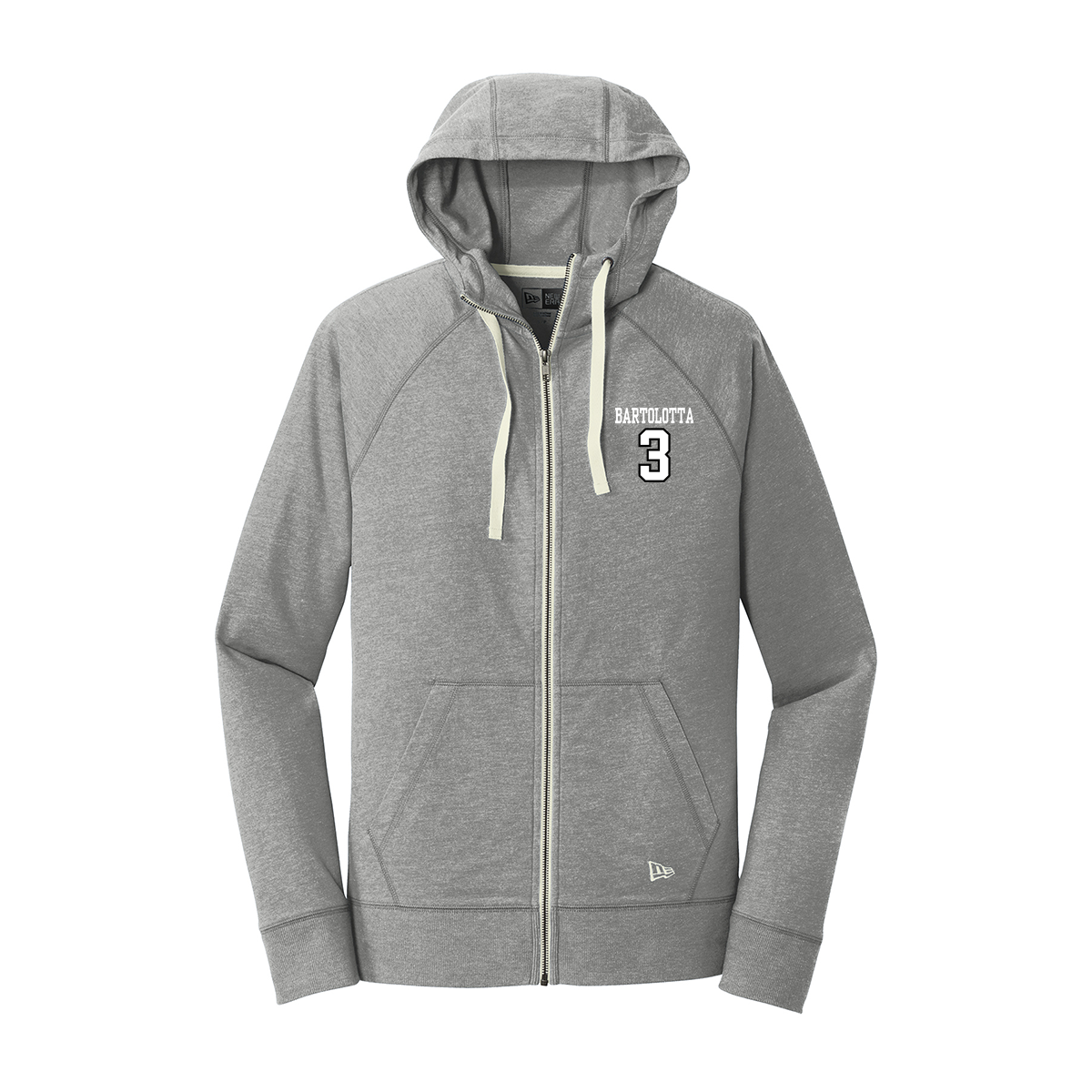 New Era® Sueded Cotton Blend Full-Zip Hoodie, Printed
