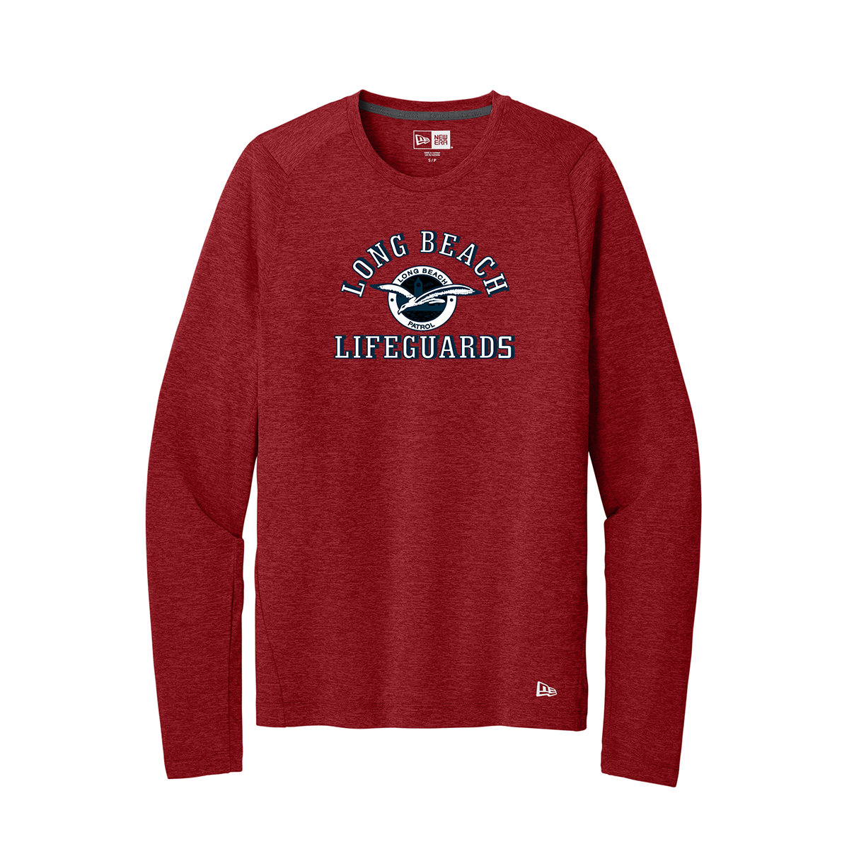 New Era® Series Performance Long Sleeve Crew Tee, Full Color