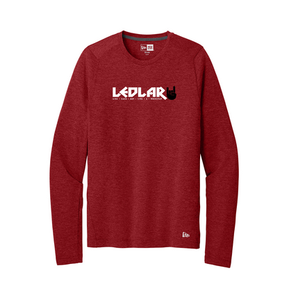 New Era® Series Performance Long Sleeve Crew Tee, Screen Printed