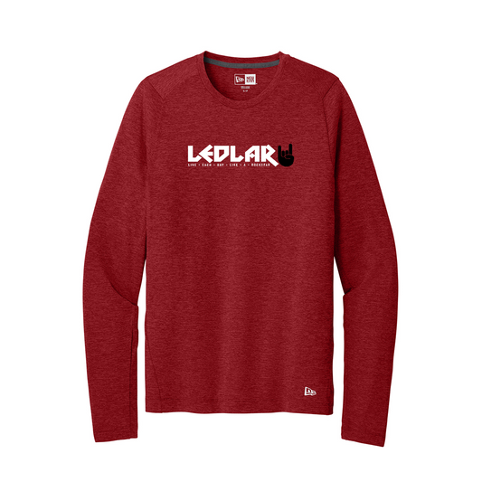 New Era® Series Performance Long Sleeve Crew Tee, Screen Printed