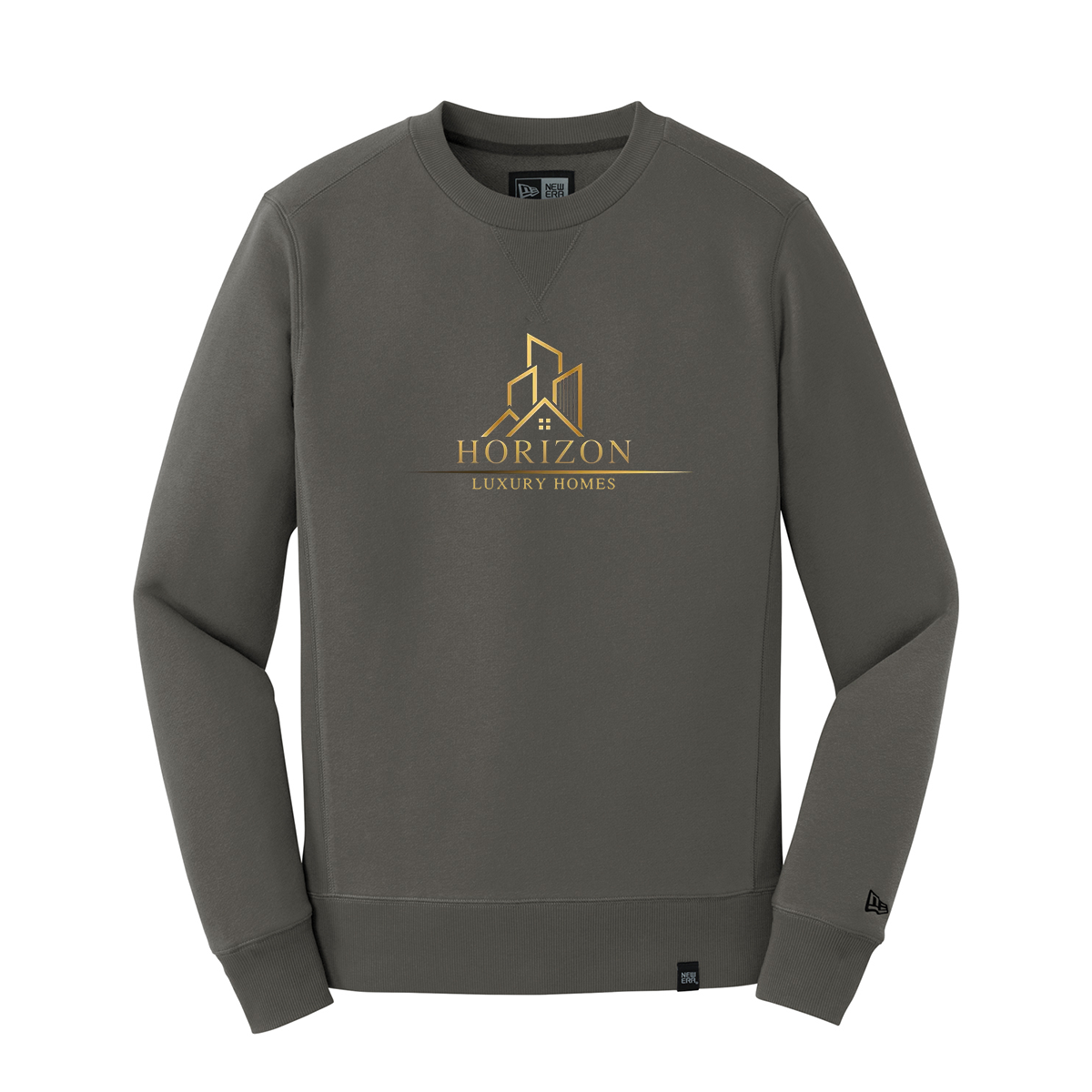 New Era® French Terry Crew, Screen Printed