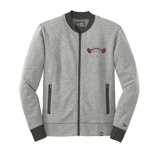 New Era® French Terry Baseball Full-Zip, Full Color