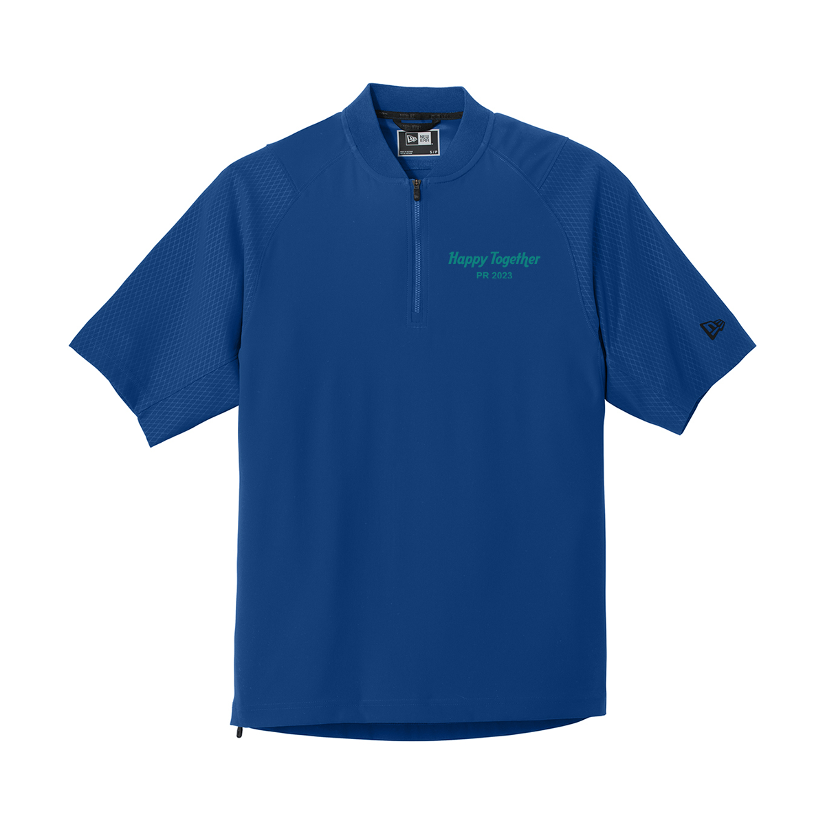 New Era® Cage Short Sleeve 1/4-Zip Jacket, Printed