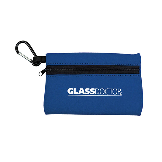 Zipper Tote With Carabiner, Screen Print