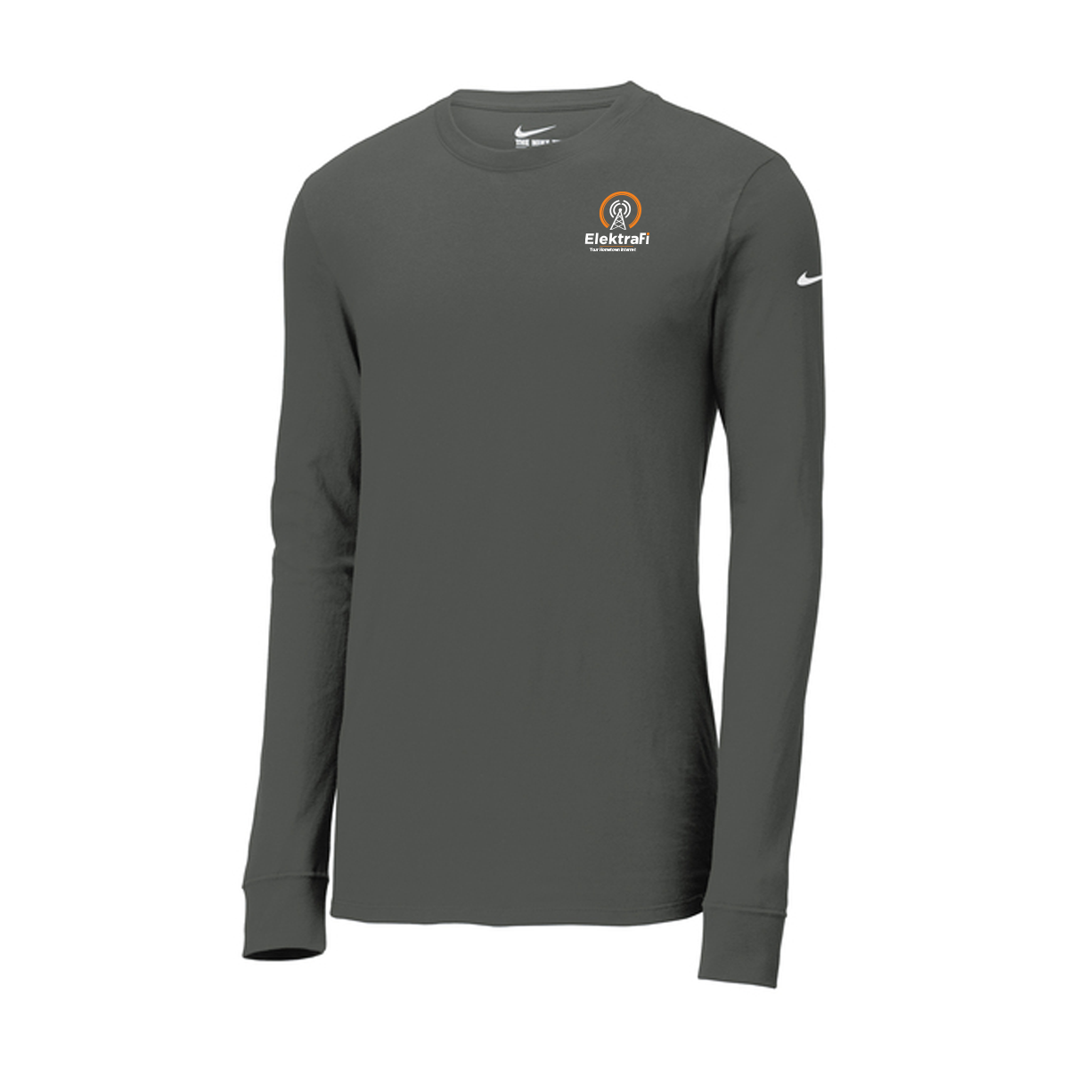 Nike Dri-FIT Cotton/Poly Long Sleeve Tee, Screen Print