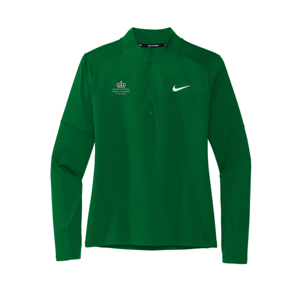 Nike Women's Dri-FIT Element 1/2-Zip Top, Screen Print