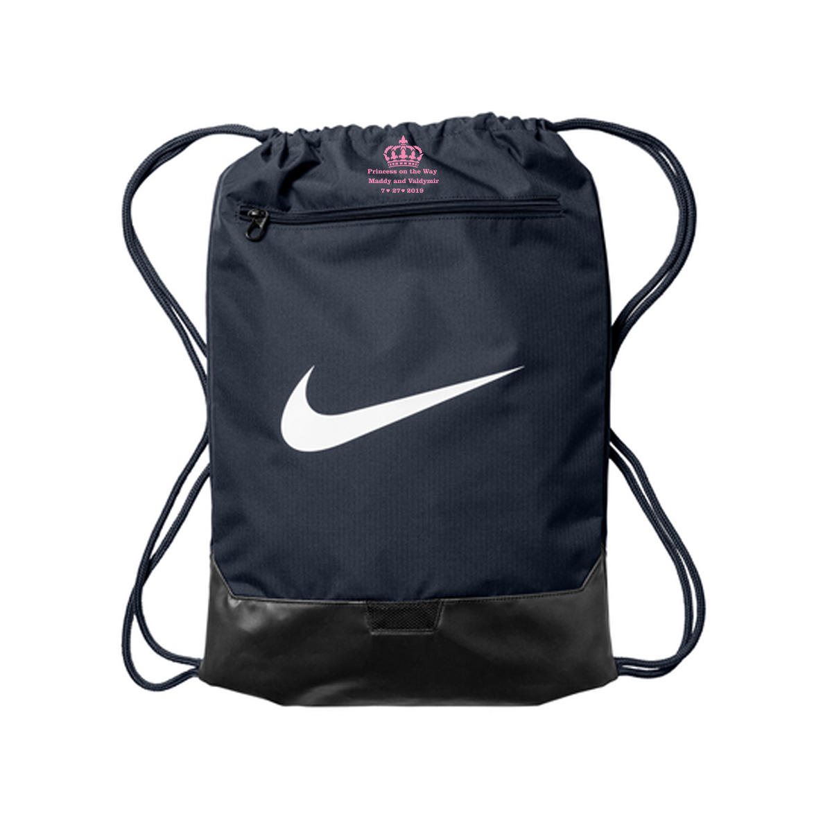 Nike Brasilia Drawstring Bag NAVY | Black