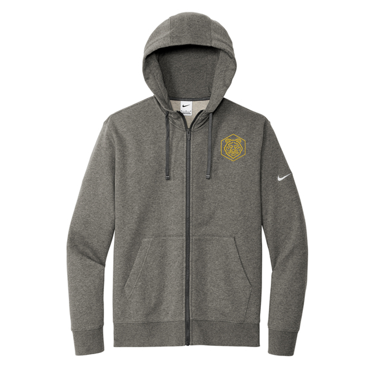 Nike Club Fleece Sleeve Swoosh Full-Zip Hoodie