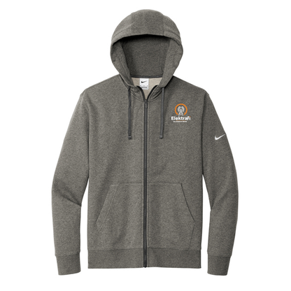Nike Club Fleece Sleeve Swoosh Full-Zip Hoodie, Screen Print