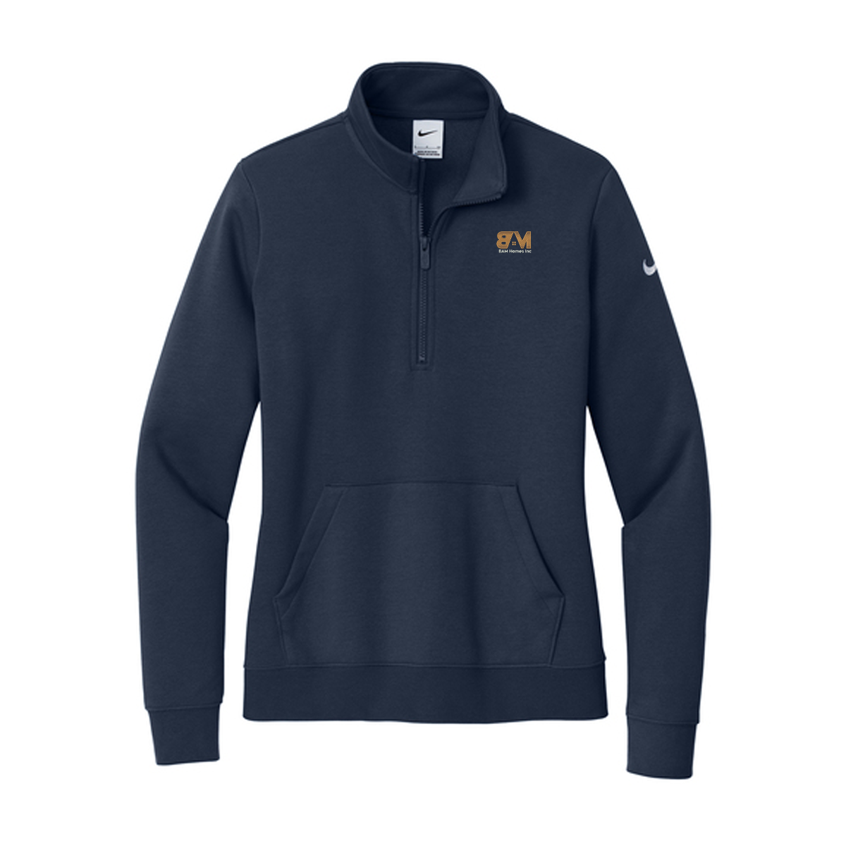 Nike Women's Club Fleece Sleeve Swoosh 1/2-Zip