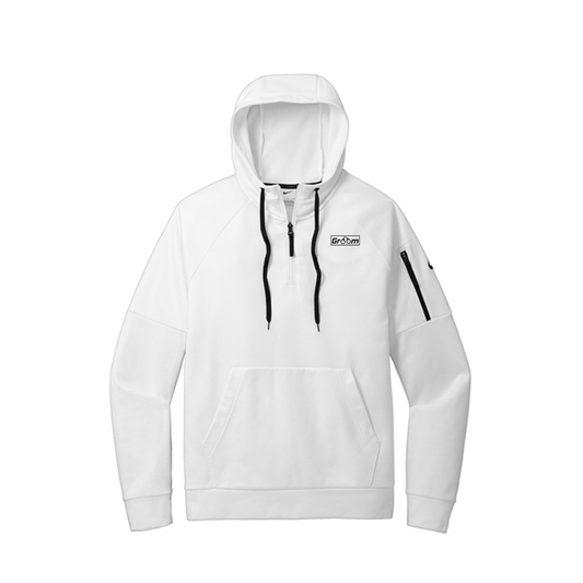 Nike Therma-FIT Pocket 1/4-Zip Fleece Hoodie, Screen Print