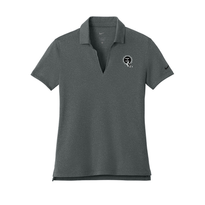 Nike Women’s Dri-FIT Smooth Heather Polo, Screen Print