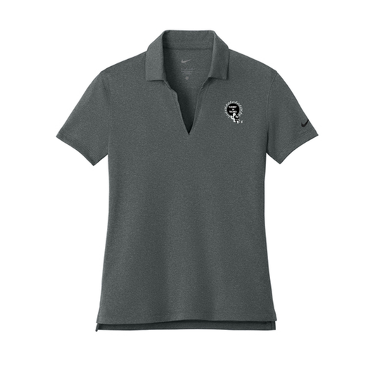 Nike Women’s Dri-FIT Smooth Heather Polo, Screen Print