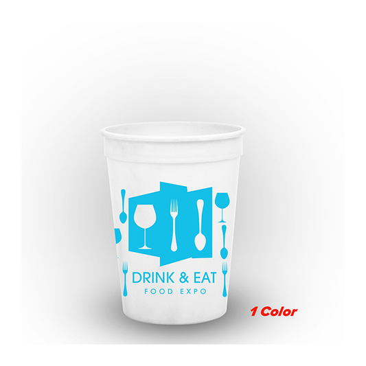 Cups-On-The-Go 12 oz. Stadium Cup Offset Printed, Screen Print
