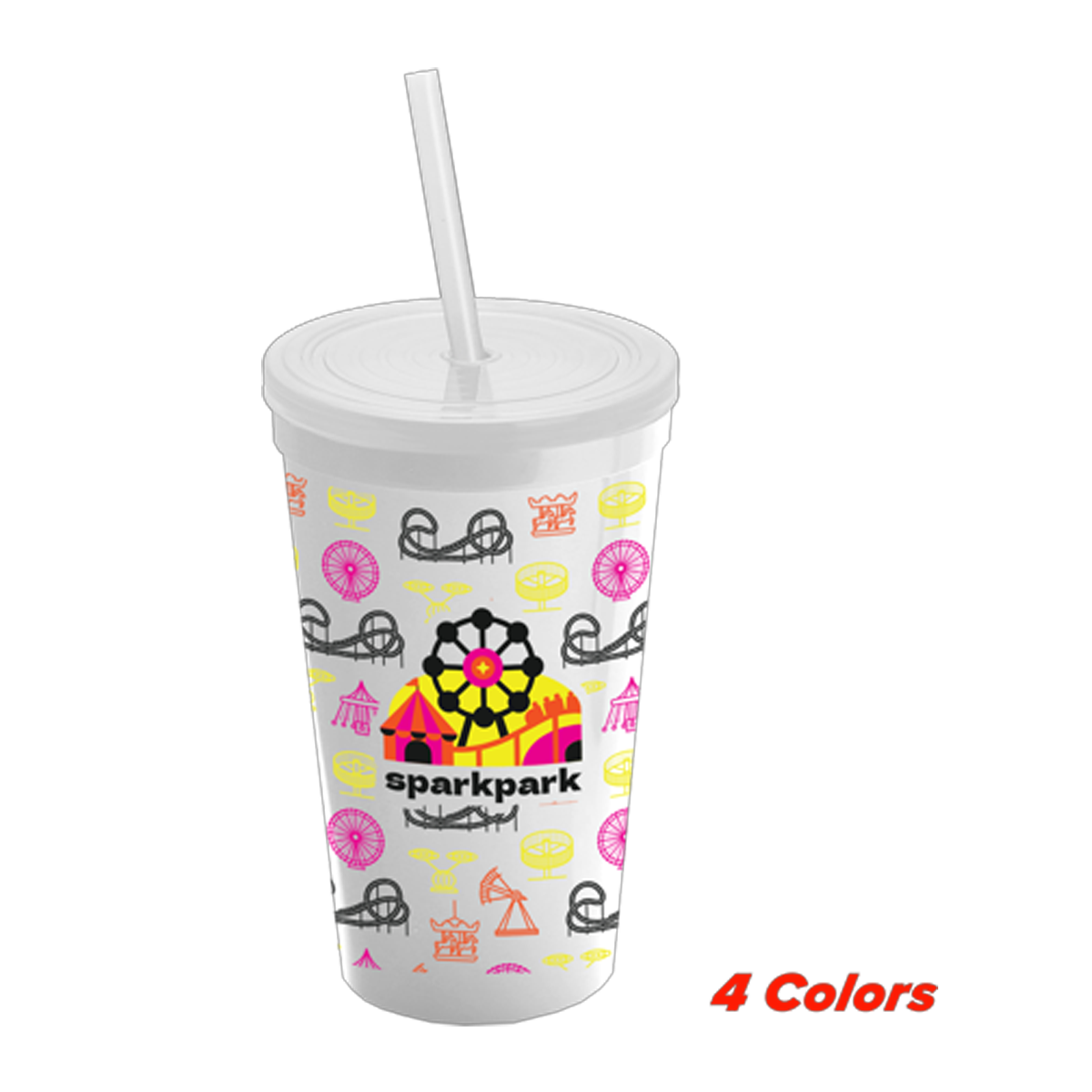 Cups-On-The-Go 22 oz. Stadium Cup Offset Printed, Screen Print