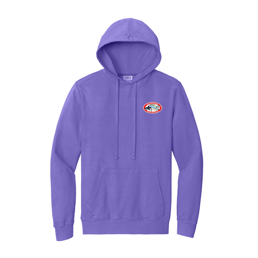 Port & Company® Beach Wash® Garment-Dyed Pullover Hooded Sweatshirt, Full Color