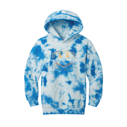 Port & Company® Youth Crystal Tie-Dye Pullover Hoodie, Full Color