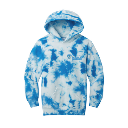 Port & Company® Youth Crystal Tie-Dye Pullover Hoodie