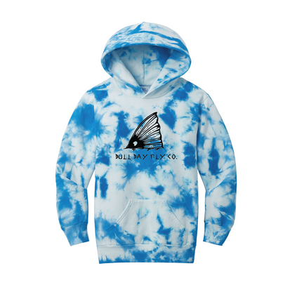 Port & Company® Youth Crystal Tie-Dye Pullover Hoodie, Printed