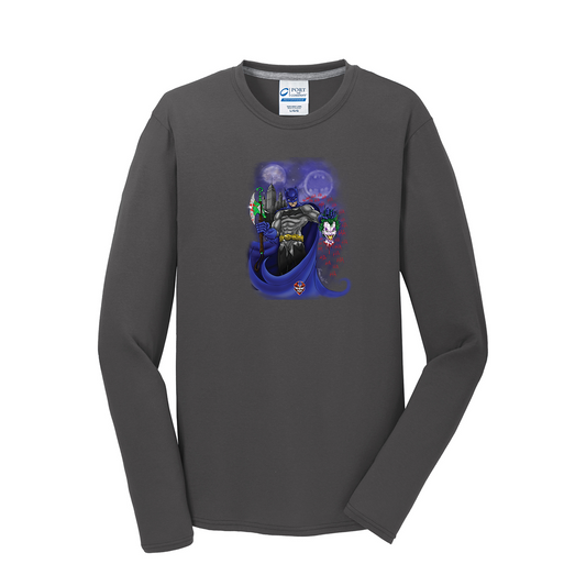 Port & Company® Long Sleeve Performance Blend Tee, Full Color