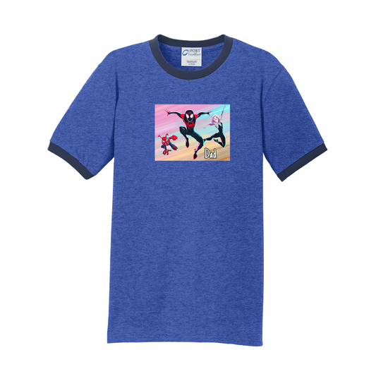 Port & Company® Core Cotton Ringer Tee, Full Color